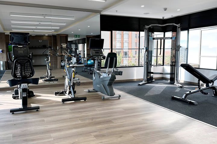 View of the fitness center