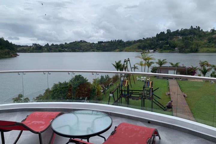 Vista desde el balcón de una habitación