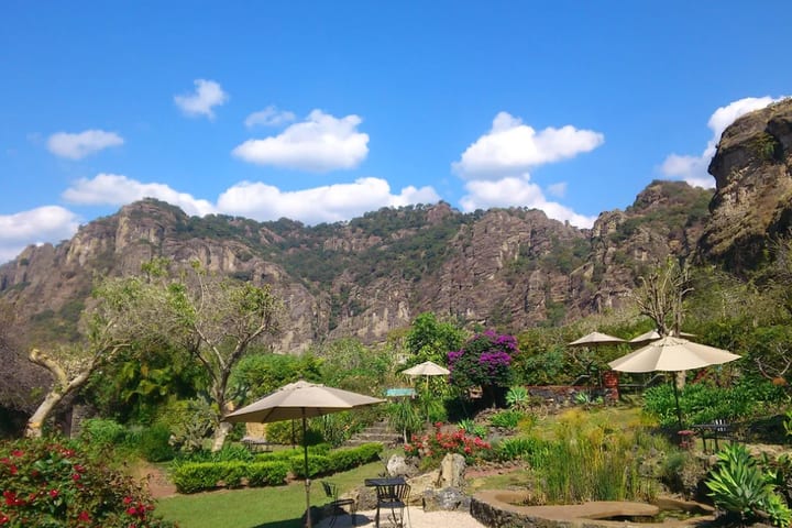 Hotel with mountain view