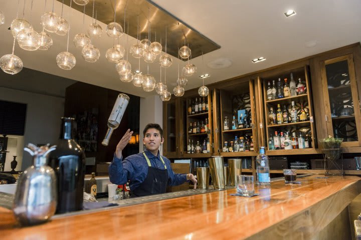 Interior del bar