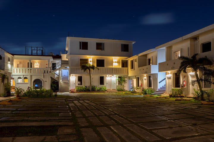 Night view of the hotel