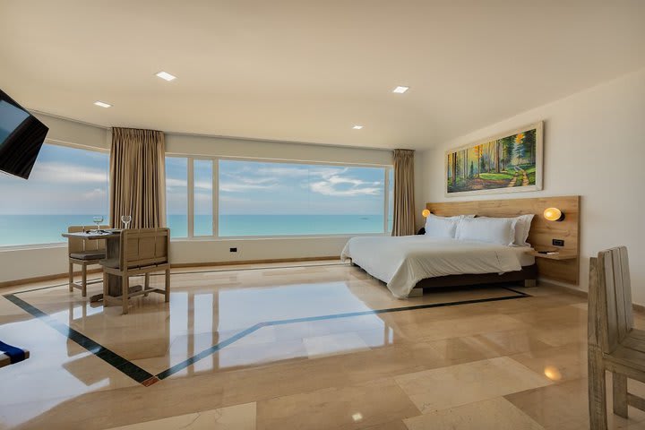 Habitación superior con vista al mar