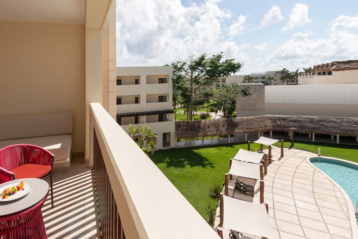 Balcony in a room