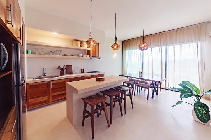 Kitchen in an apartment