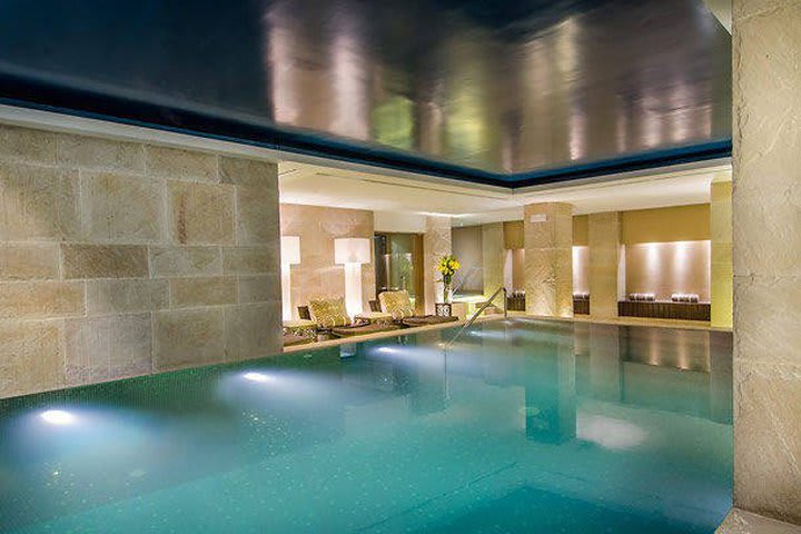 The hotel features an indoor pool which is part of the Spa