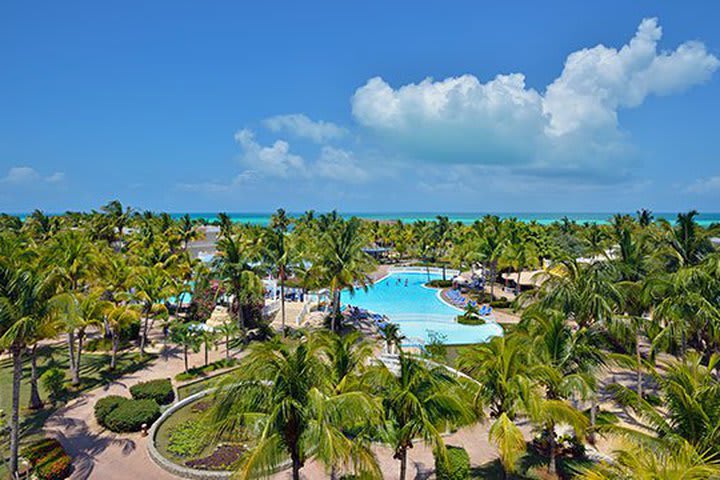 Vista de la piscina