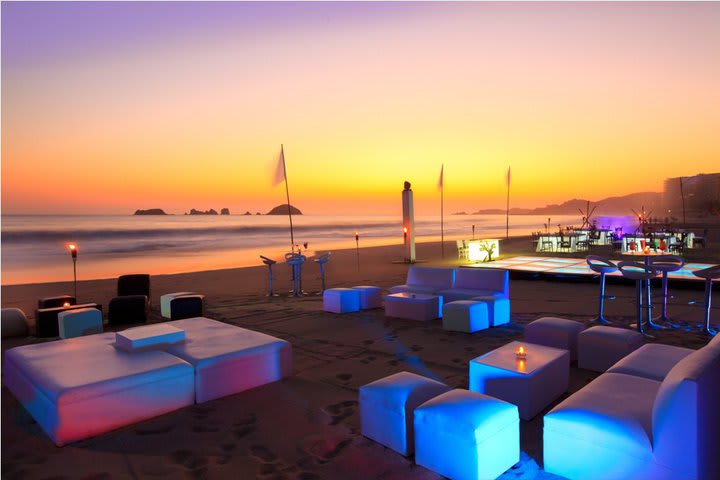 Área para eventos frente al mar