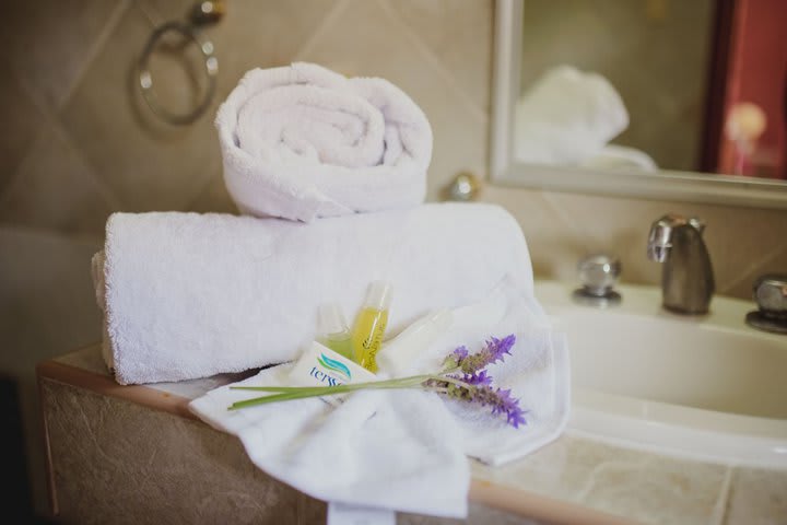 Private guest bathroom