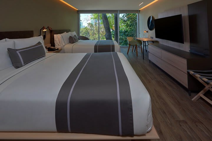 Guest room with two beds