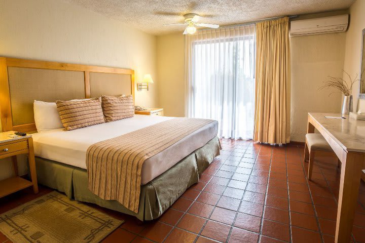 Accommodations are equipped with air conditioning