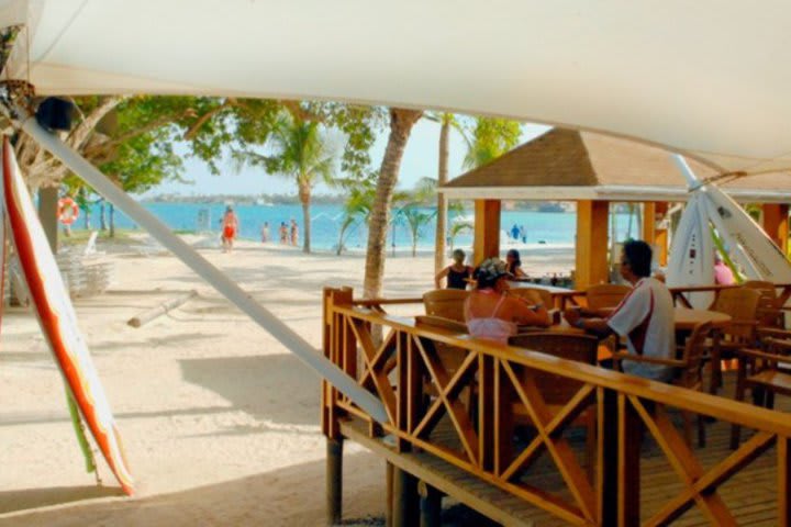 Restaurante en el club de playa