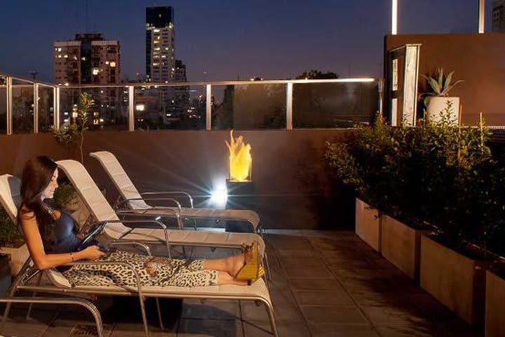 Terraza del hotel Palermo Tower en Buenos Aires