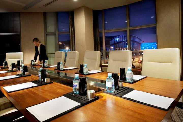 Boardroom at the InterContinental Beijing Beichen hotel in the city of Beijing