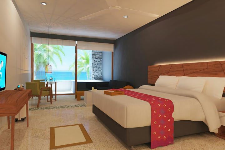 Junior suite penthouse frente al mar