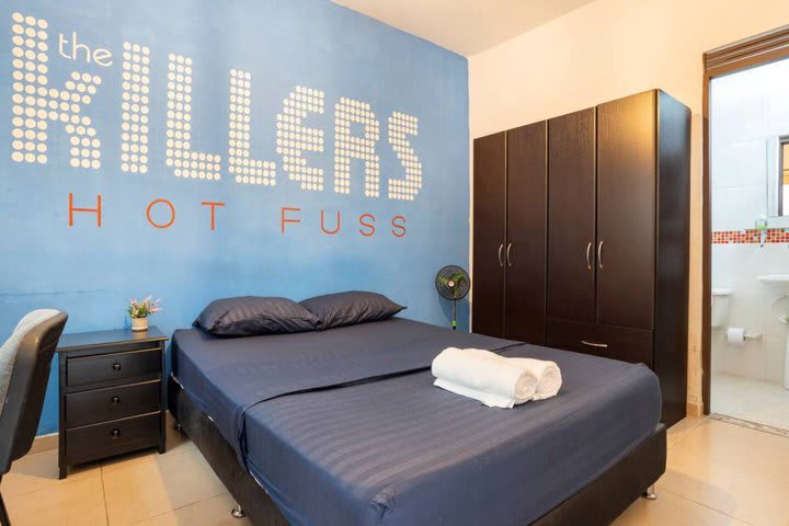 The Killers guest room