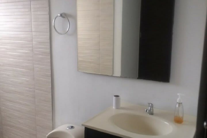 Bathroom in the apartment