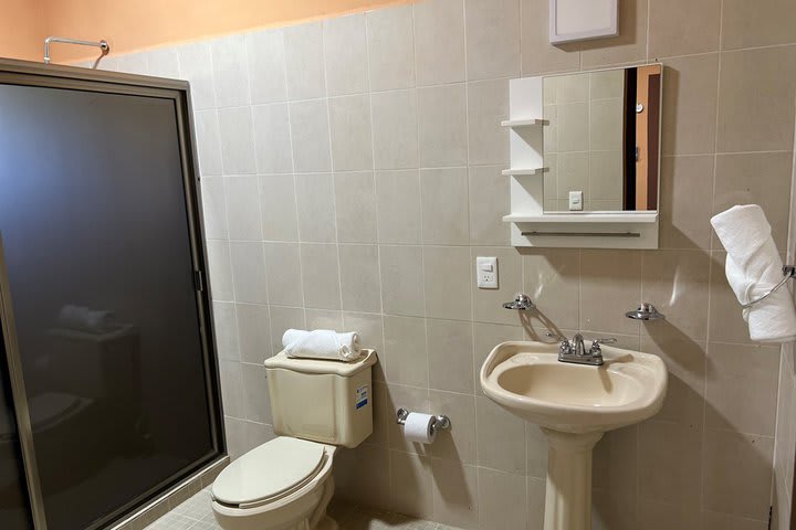 Interior de un baño privado