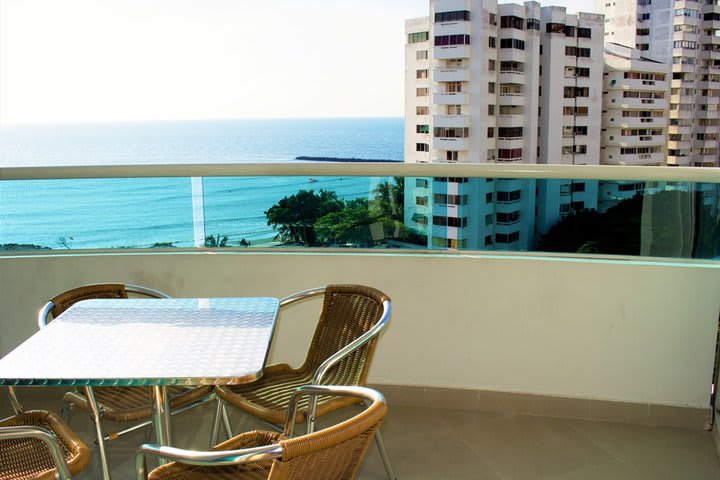 Balcony in an apartment