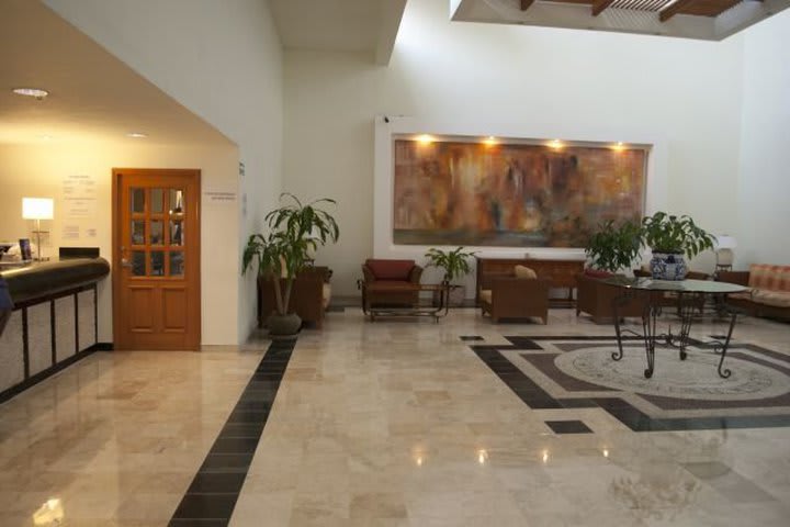 Lobby at the hotel