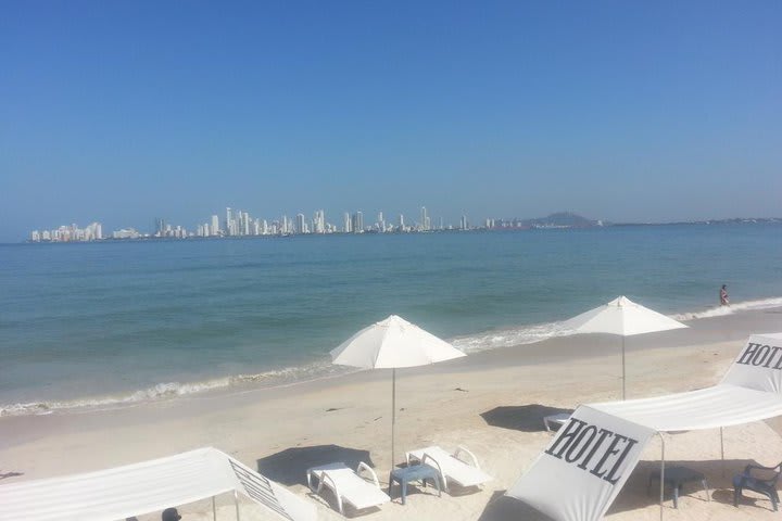 Beach at the hotel