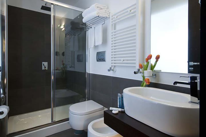 Baño en una habitación del Rinascimento, hotel en Roma