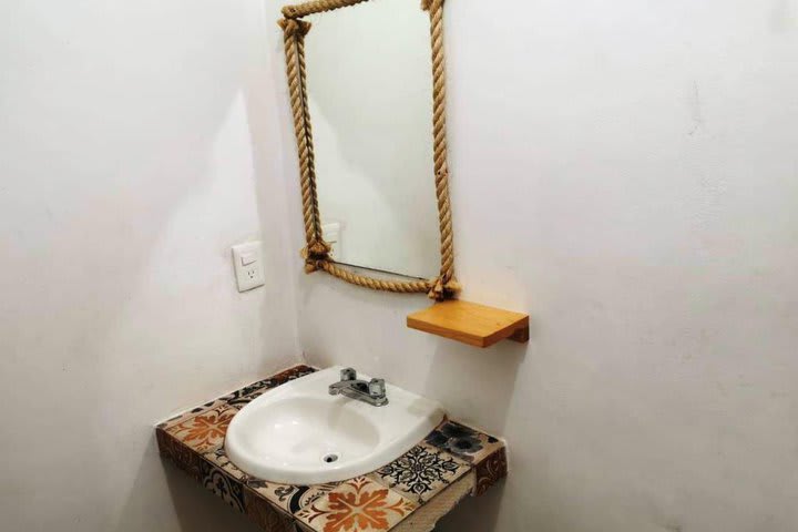 Interior of a guest bathroom