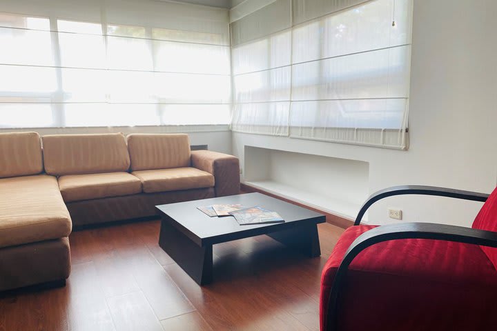 Sitting area in a room