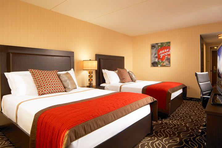 Una de las 300 habitaciones del Boulder Station Hotel & Casino