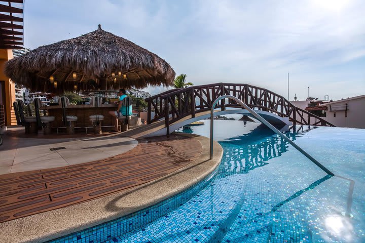 Piscina en la terraza