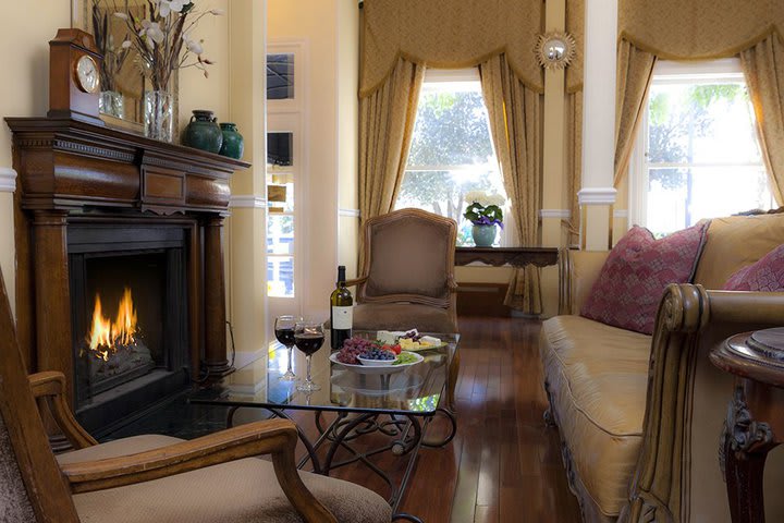 Lobby del hotel Washington Square Inn en San Francisco