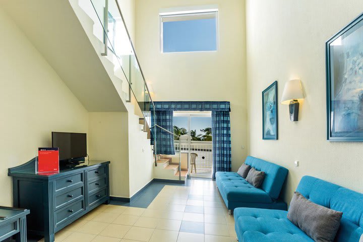 Sitting area in a suite