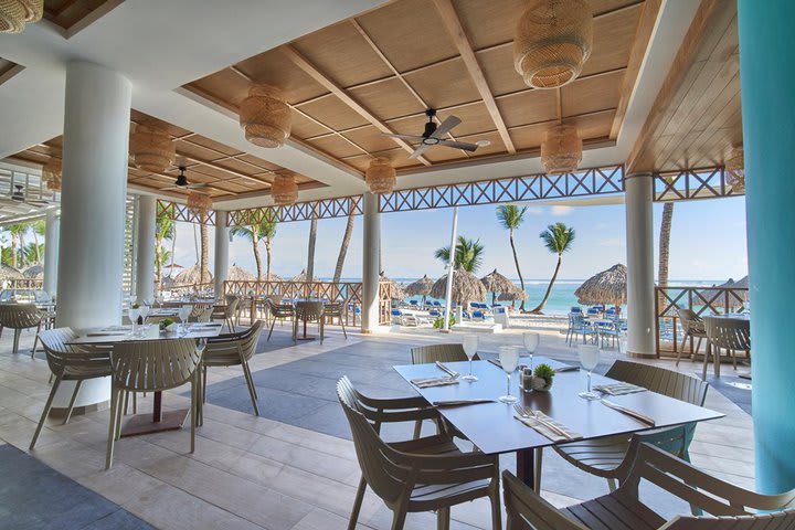 View of the beach bar