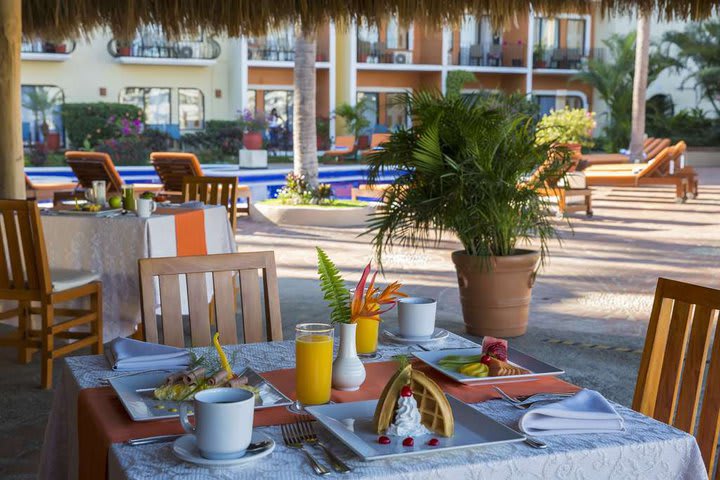 Terrace of the restaurant