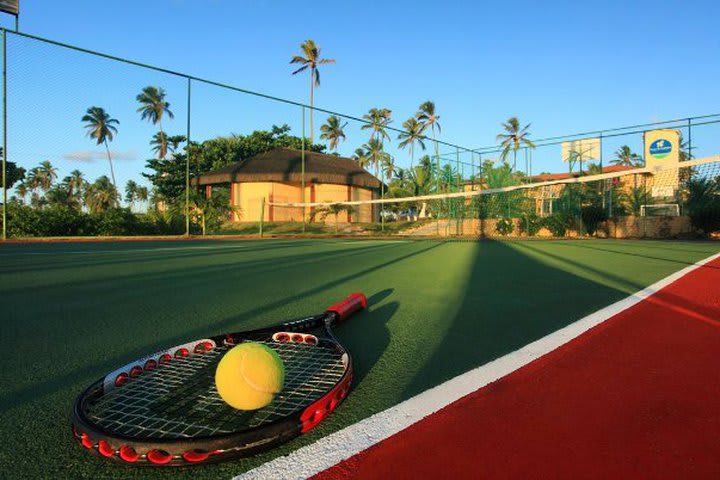 Tennis court at the Porto Galinhas Praia Hotel
