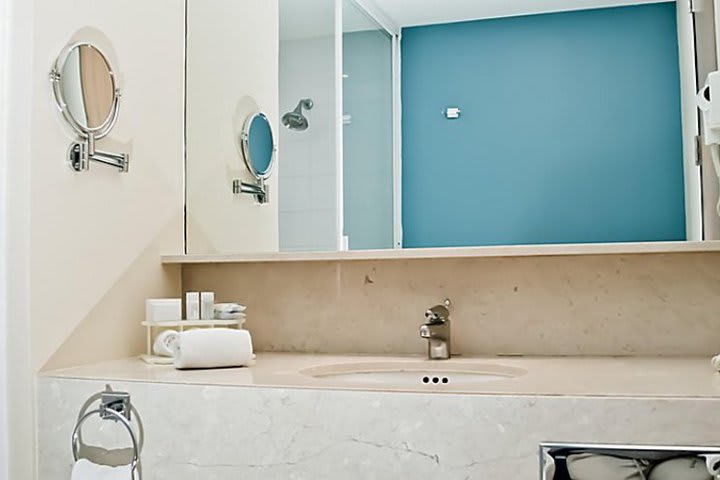 Interior of a guest bathroom