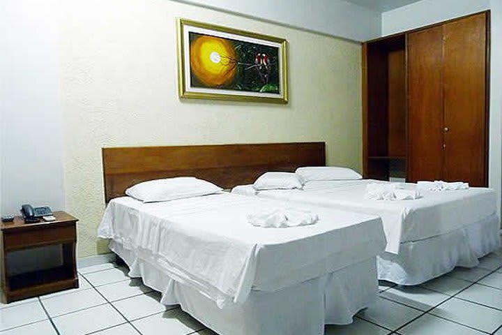 Guest room with two beds at Hotel Monaco Manaus