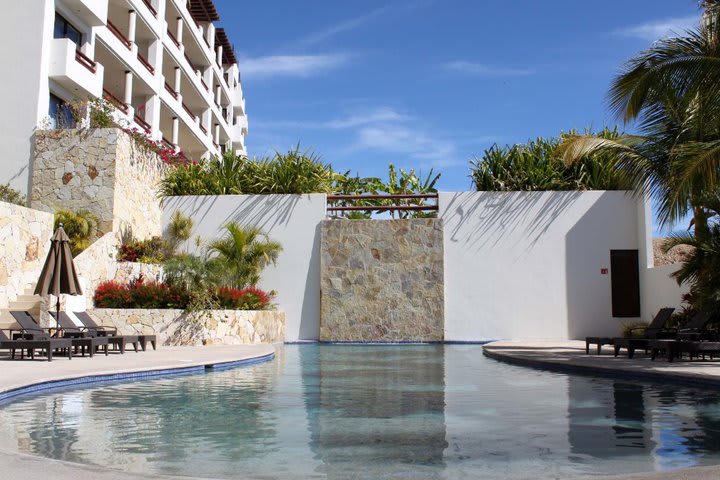 Outdoor pool at the hotel