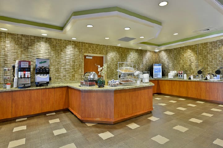 Food bar in the breakfast lounge