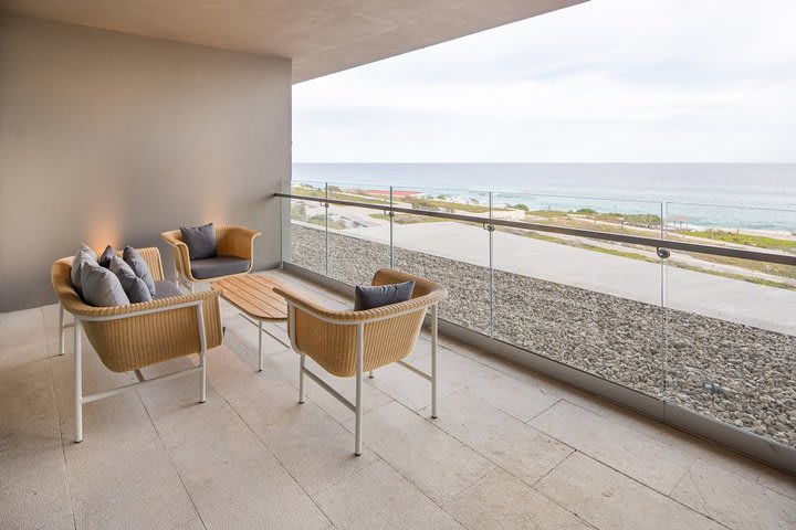 Balcony with ocean view