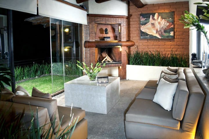 Sitting area in a garden suite