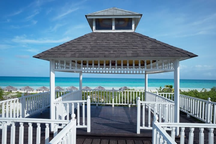 Gazebo overlooking the beach