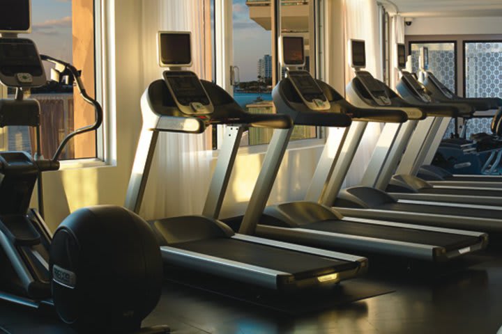 The Mondrian South Beach hotel has a fitness center