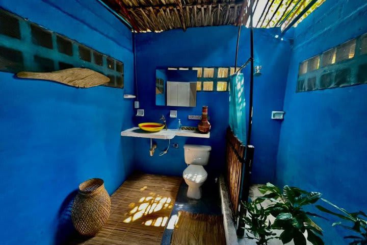 View of a private bathroom