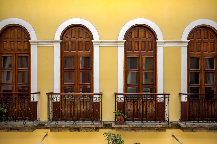 Some rooms have a balcony