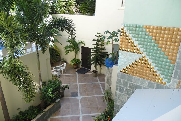 Courtyard at the hotel