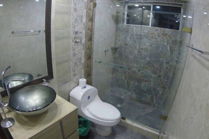 Baño del apartamento estudio