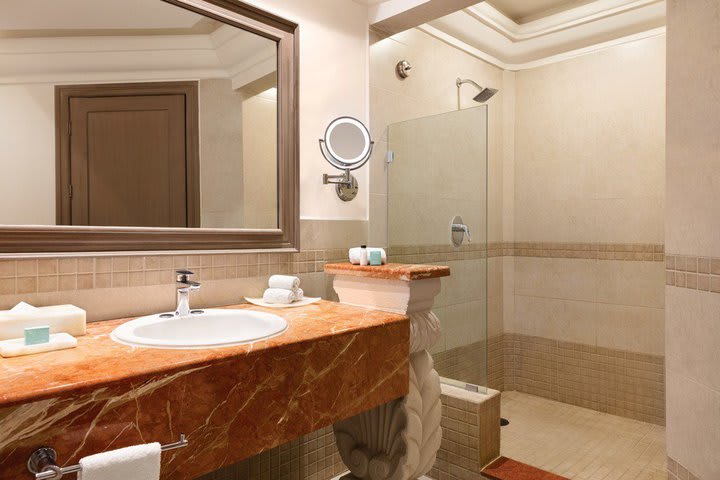 Private guest bathroom