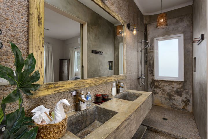 Interior of a bathroom