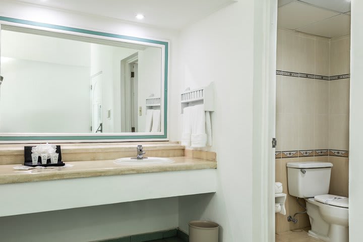 Interior of a guest bathroom