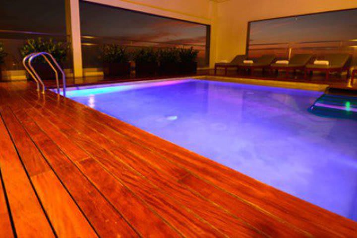 The Dazzler Lima hotel has a heated outdoor pool